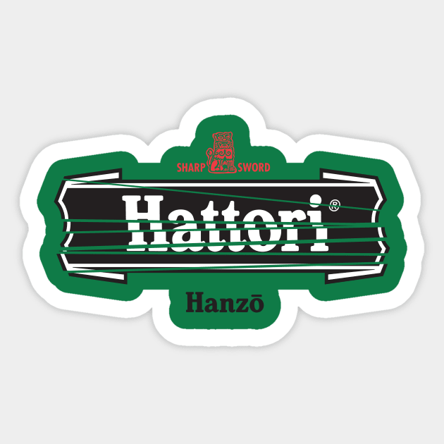 Hattori Hanzo Premium Quality Sticker by Yellowkoong